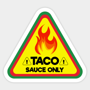 TACO SAUCE ONLY Decal Sticker taco bell stickers taco bell planner stickers food stickers Toyota Tacoma Sticker